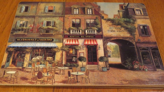 PIMPERNEL Parisian Scenes Placemats Set of 4 Paris France