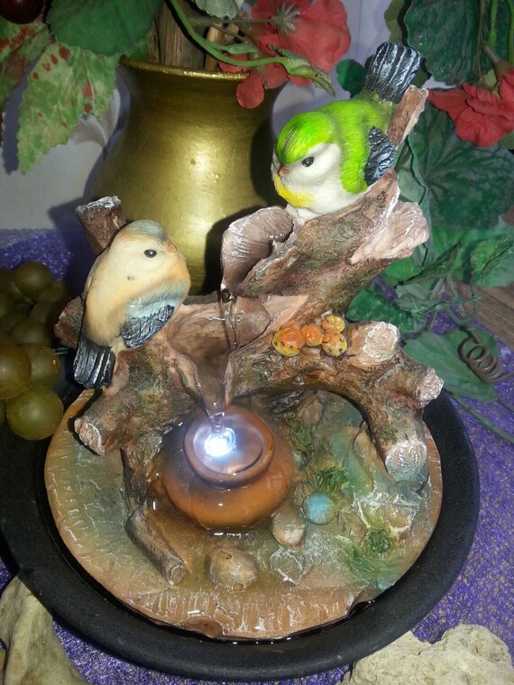Water fountainbirds birds figurinesTable Top indoor by Youmagic