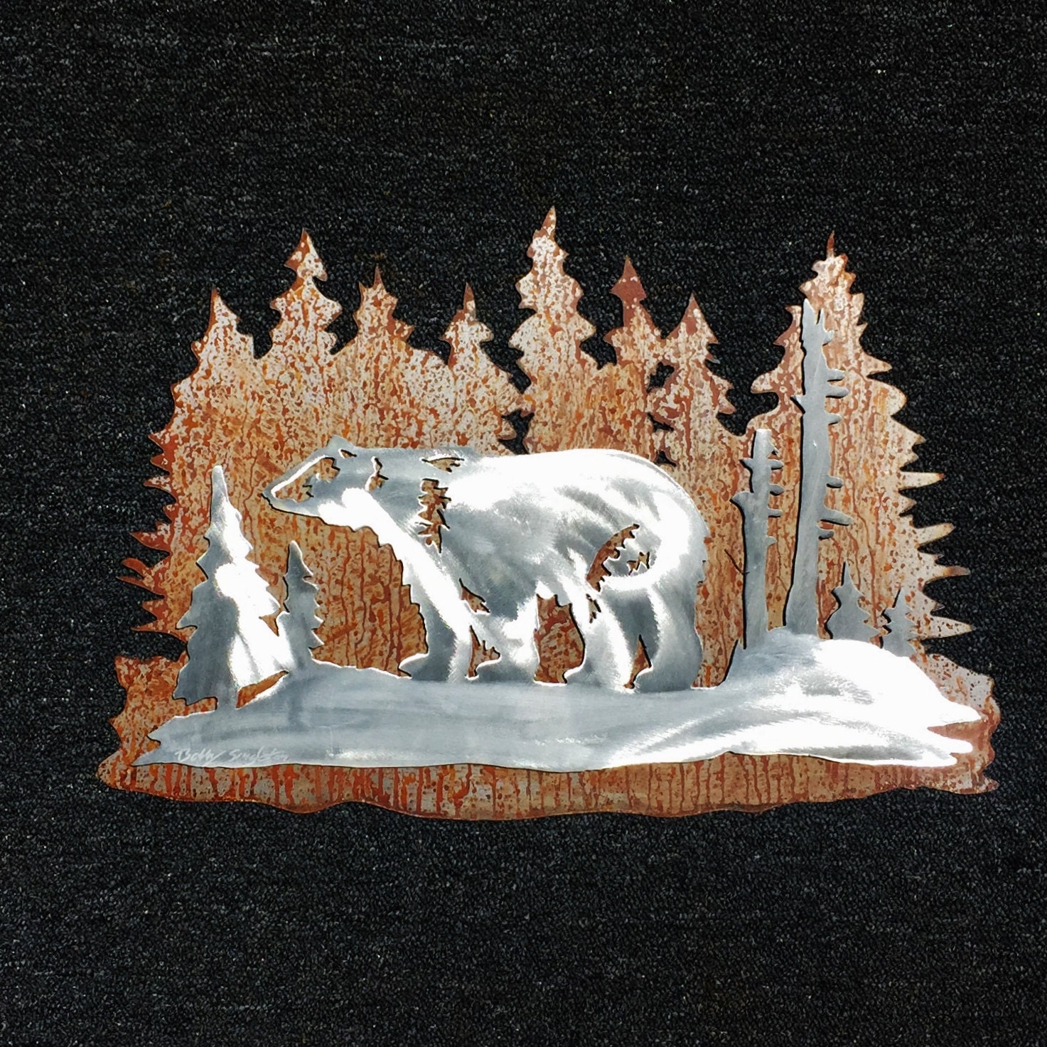 Bear Mountain Metal Art by BearMountainMetalArt on Etsy