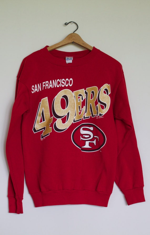 Vintage 1990 Red San Francisco 49ers Sweatshirt