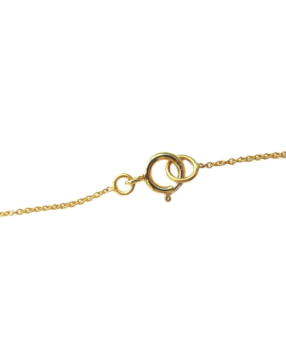 Solid gold circle necklace solid gold circle by NoaLiaFineJewelry