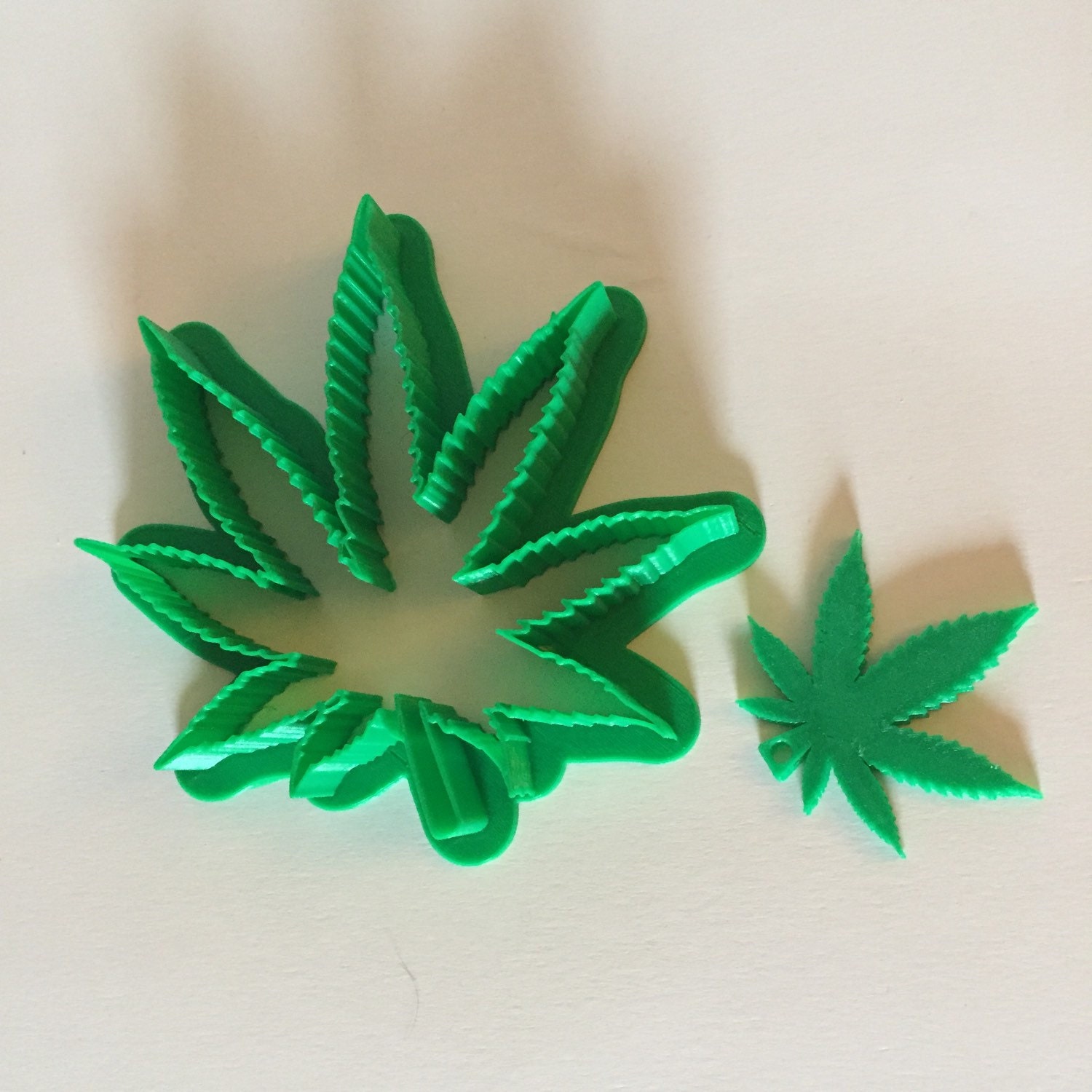 Marijuana Leaf Cookie Cutter by 3DPrintMarket on Etsy