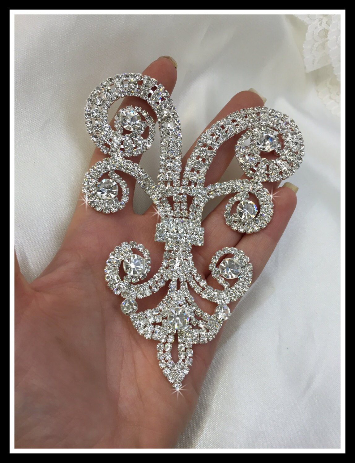 Rhinestone Applique/ Rhinestone Jewelry by