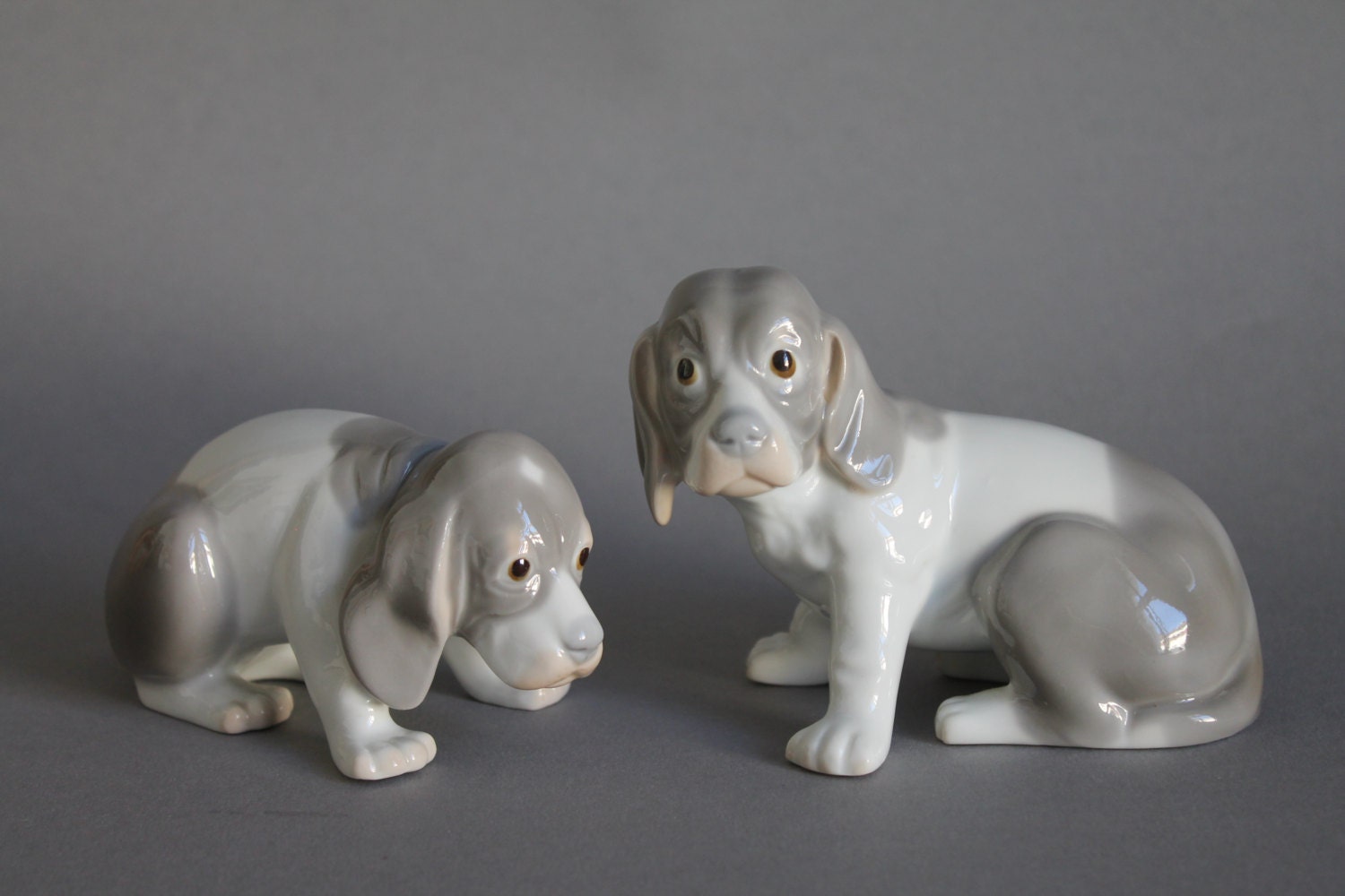 collectible porcelain dogs