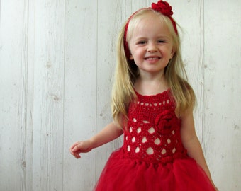 Little Red Riding Hood Tutu Dress Little Red Riding Hood Costume Full Length Baby Girls Toddler Girls Halloween Costume