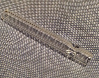 One Hitter 8mm Diameter Thick Wall Pyrex Borosilicate Glass Bat Chillum Pipe - Till' I Die Glass