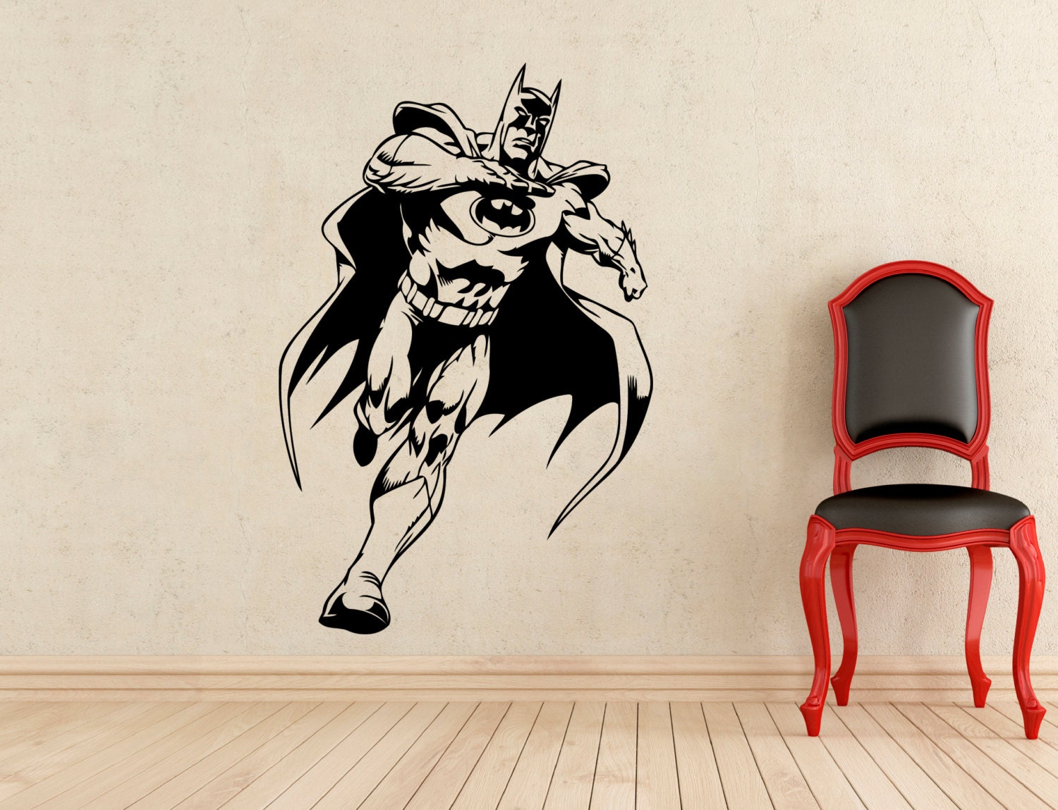 Batman Stickers Wall Vinyl Decals Home Interior Murals Art