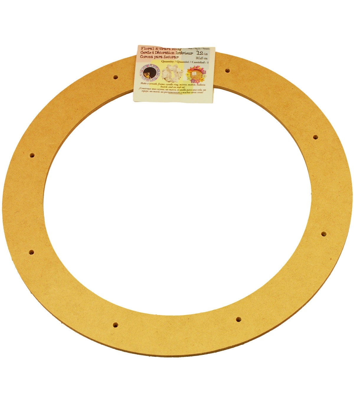 12 Inch Craft Ring Floral Ring DIY Wreath Base Template