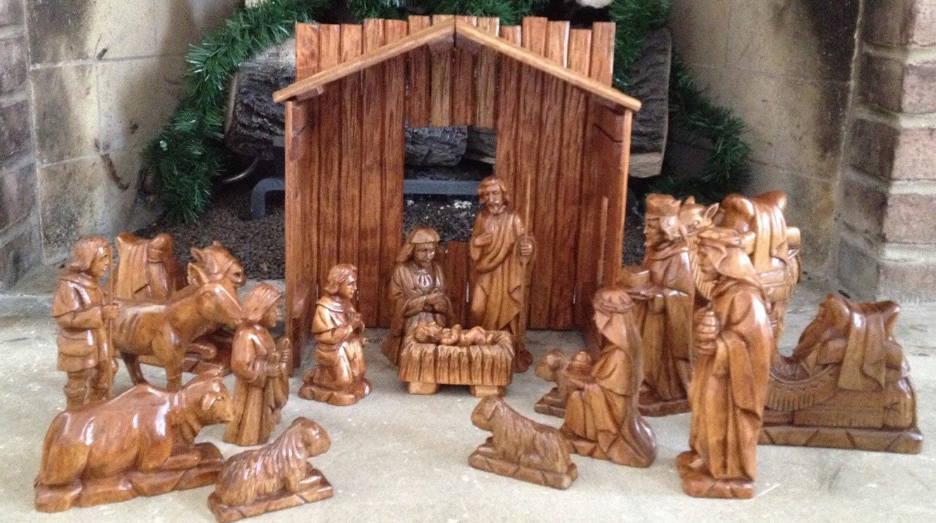17-Piece Philippines Nativity 57 figurines