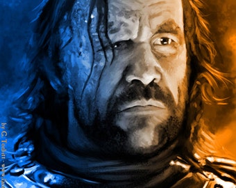Sandor Clegane "The Hound", Game of Thrones, art print