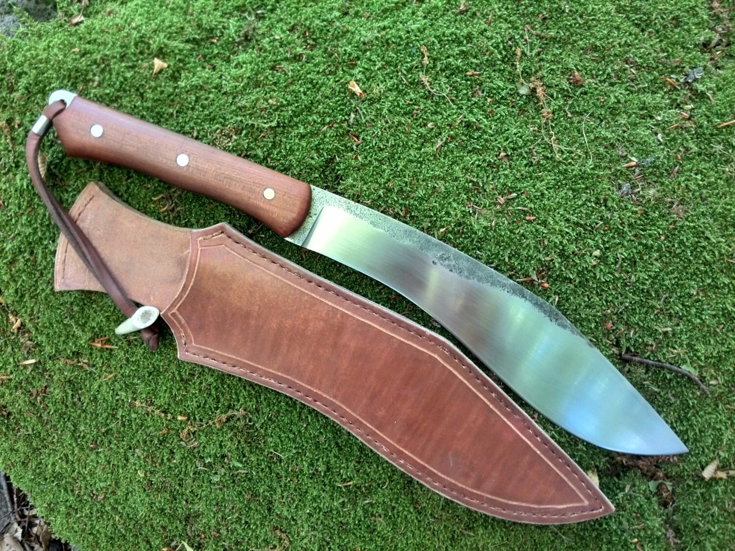 Kukri knife. Bushcraft knife Survival knife by on Etsy