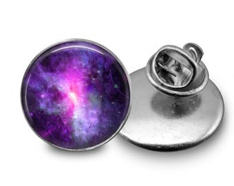 Dwarf Galaxy - Space Tie Tack or Lapel Pin - Men's