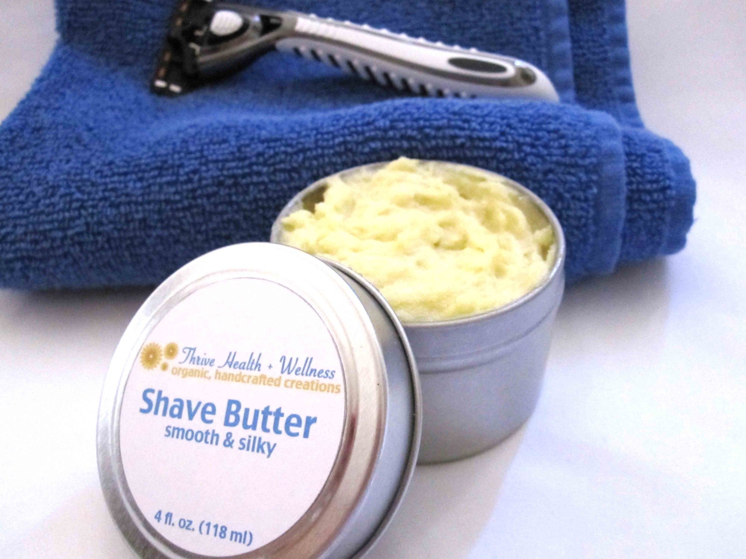 Organic Shave Butter by ThriveHealthWellness on Etsy