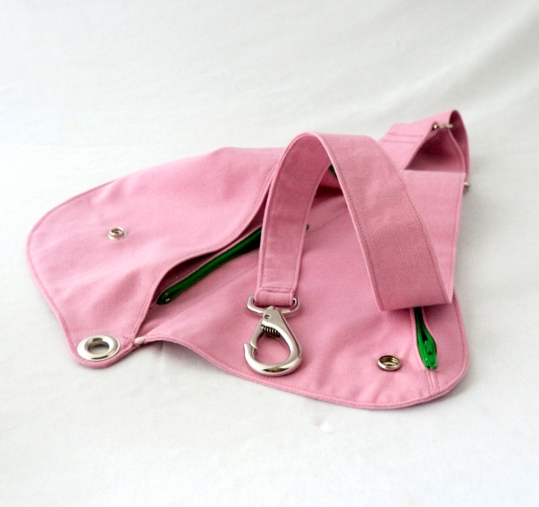 Fanny Pack in Baby Pink Cotton Duck Canvas Belt Bag Hip
