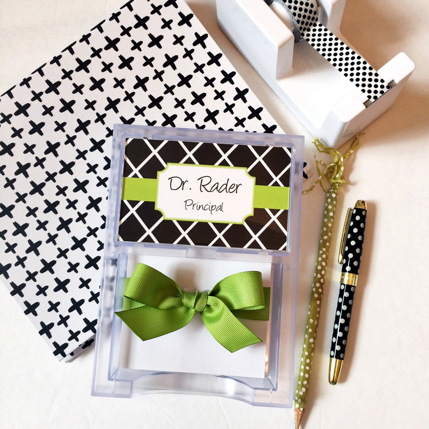 Personalized Memo Holder Memo Holder Personalized