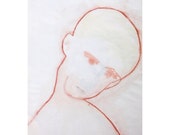 Mid Century Painting -vintage portrait, abstract, figural, picasso