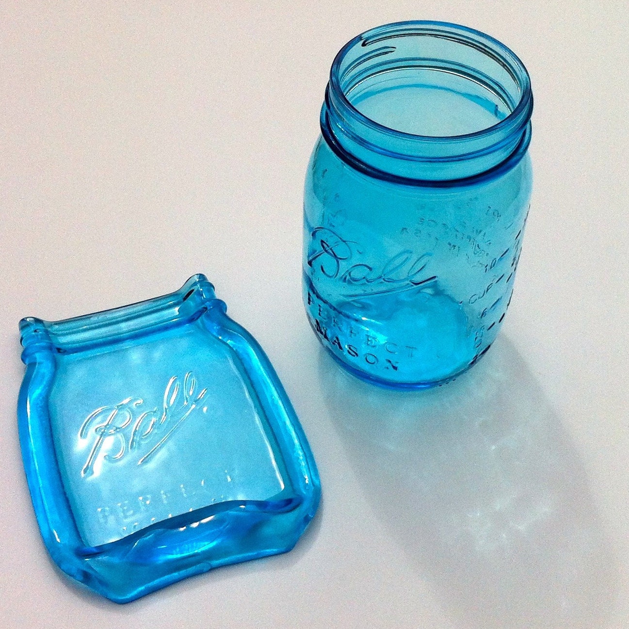 Mason Jar Spoon Rests Home Decor Fused Glass by FirstLightGlass