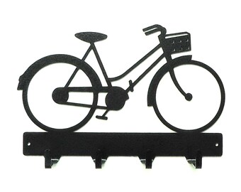 Beach Bicycle Metal Art Key Rack - Free USA Shipping