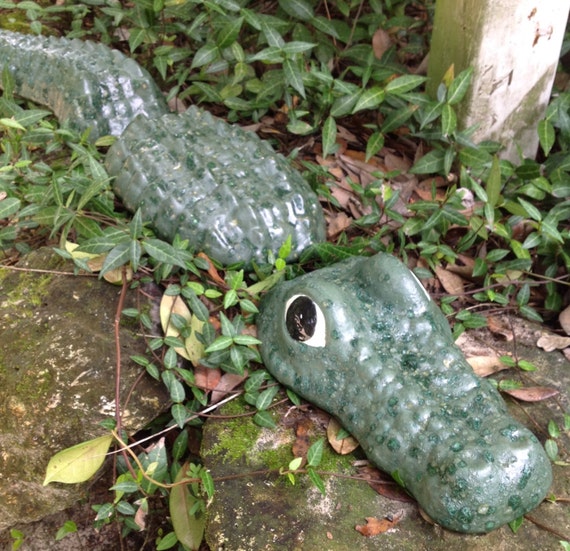 Alligator yard gater yard art garden decor swimming Alligator yard gater yard art garden decor swimming