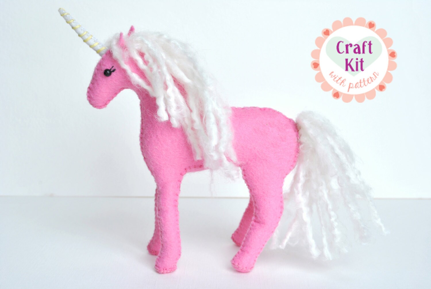 DIY Pink Unicorn Sewing Kit Make Your Own Stuffed Unicorn