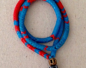 Vintage African Serpentine Bead Necklace/Bracelet