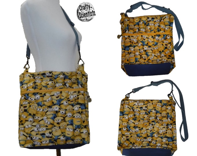 One in a Minion - cross body/shoulder bag or backpack/tote