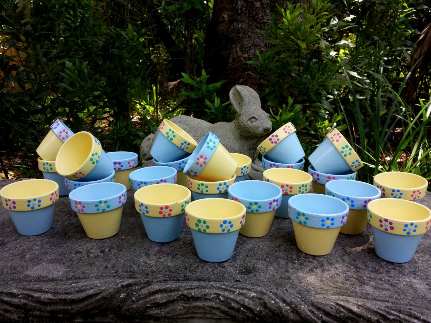 Baby Shower Favors Painted Flower Pots Small Flower Pots