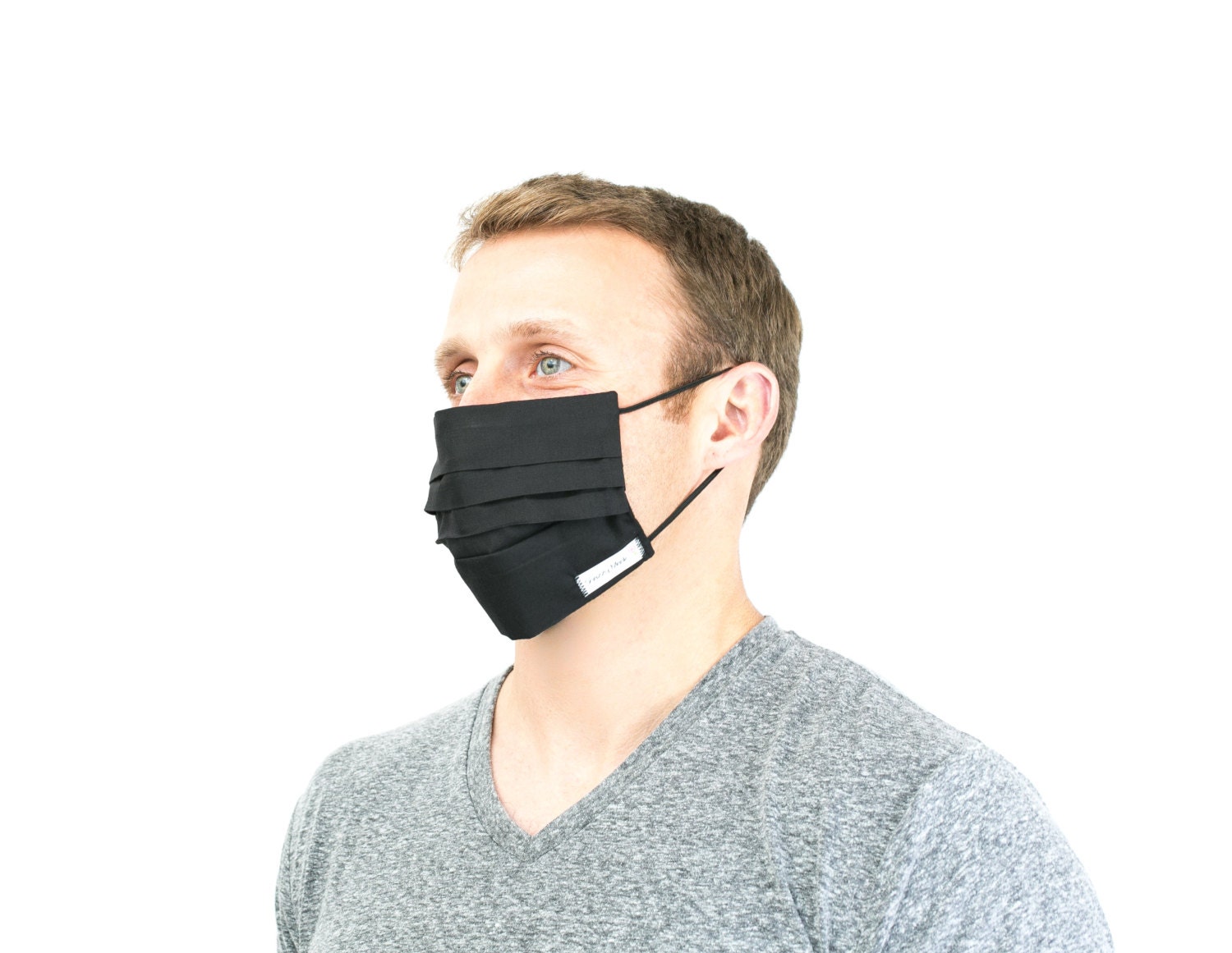 Black Surgical Mask Black Face Mask Black Flu Mask Face