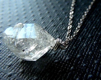 Herkimer Diamond Quartz Necklace