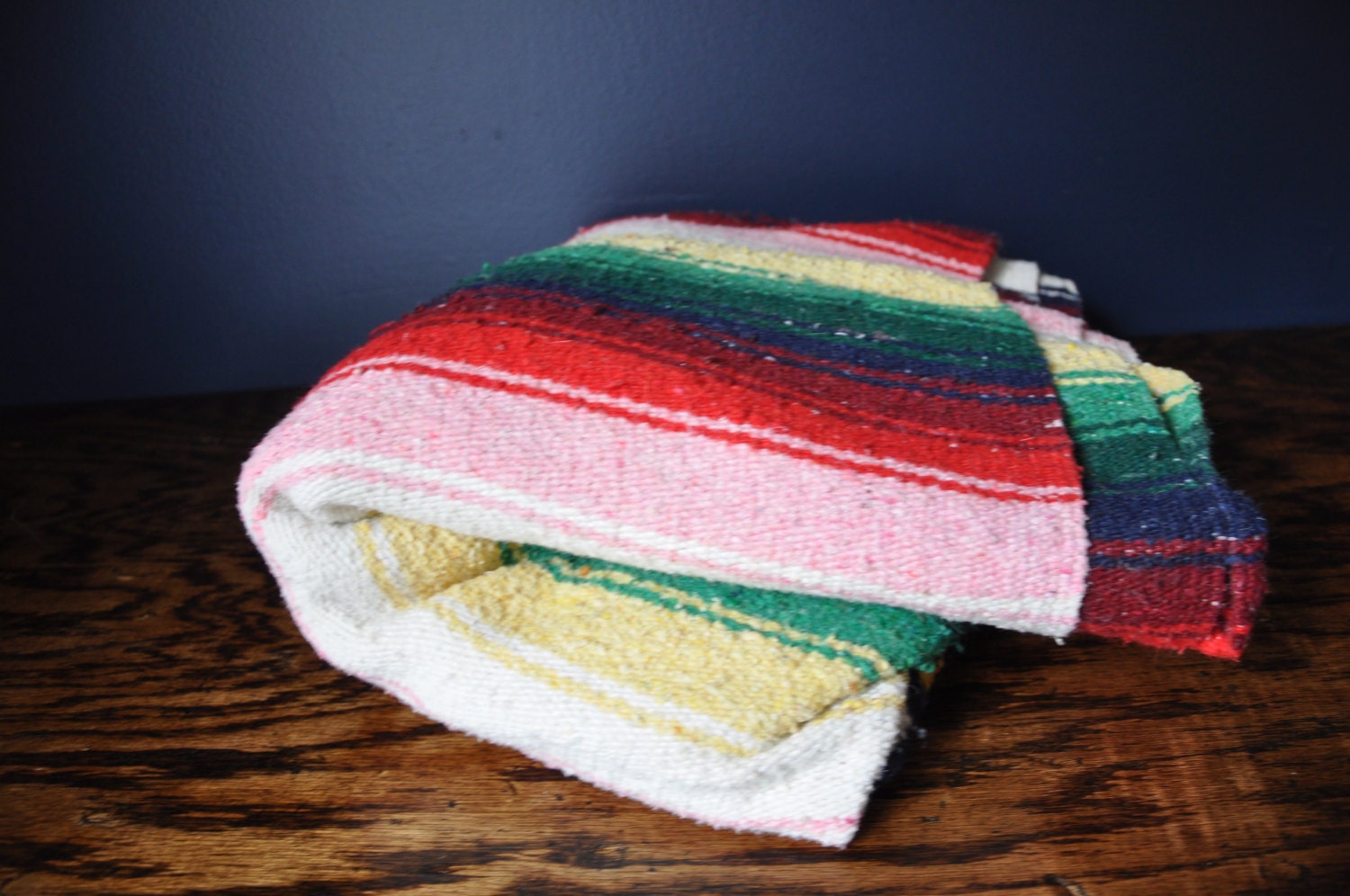 Handmade Cotton Mexican Idian Rainbow Blankets Ethnic Wind ...