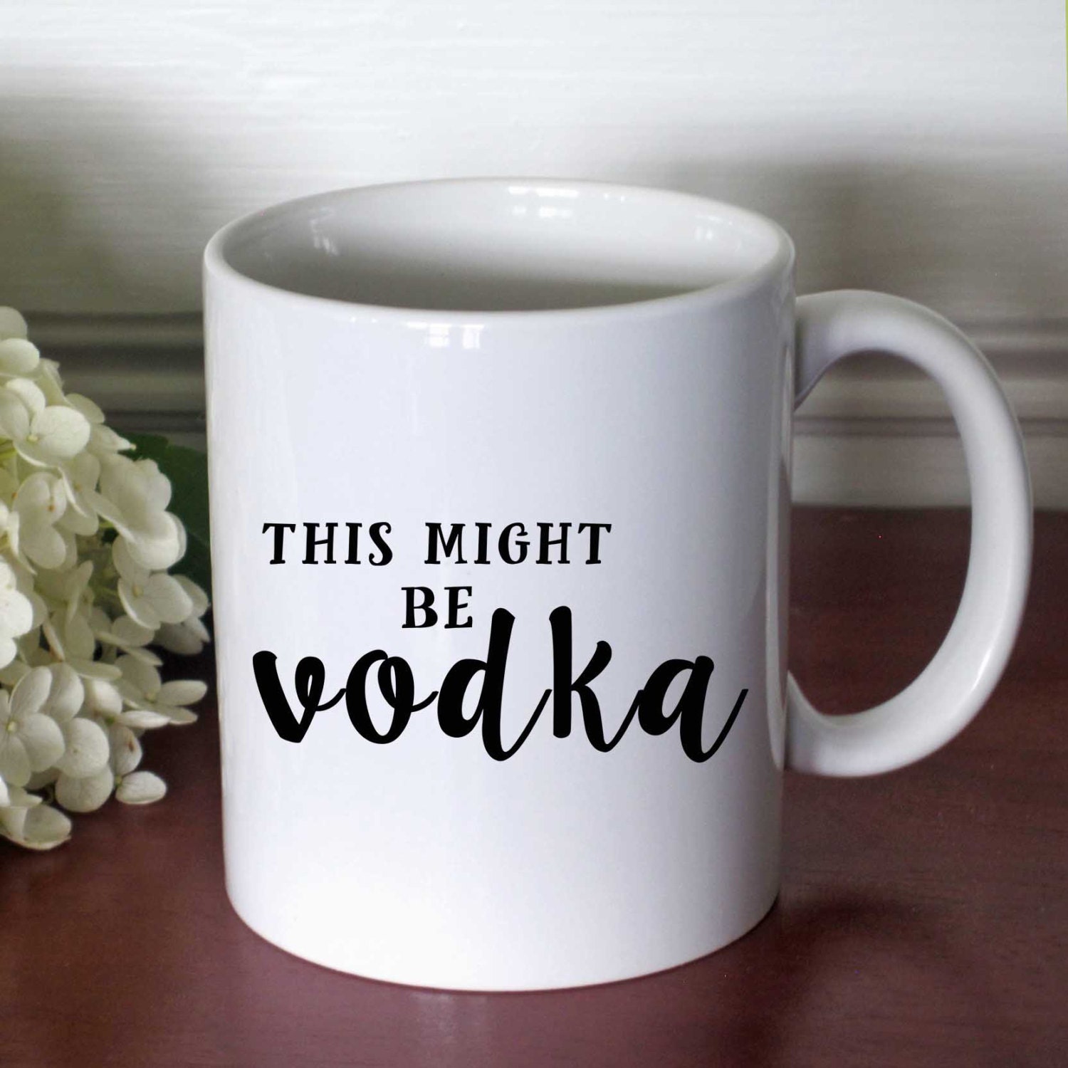 This might be VODKA Ceramic Coffee Mug