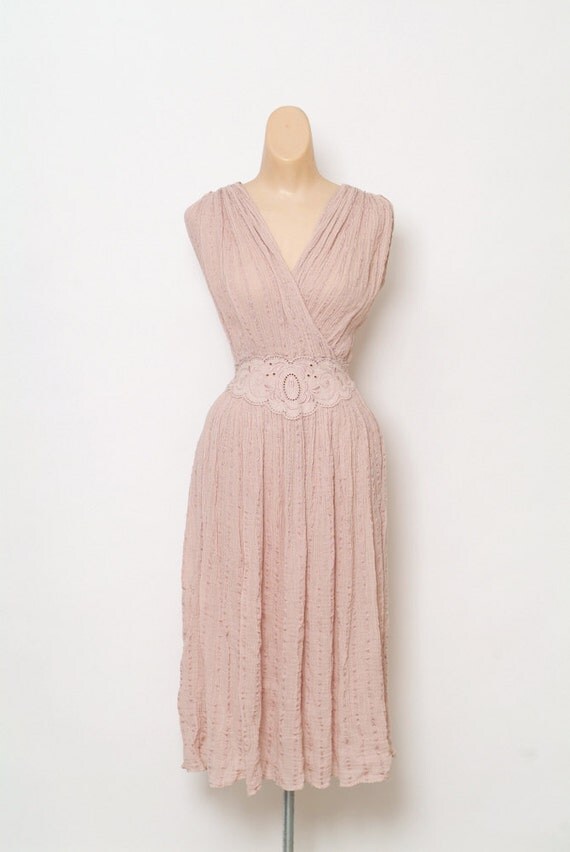 Vintage Dress /Retro Sundress / Size M / Summer dress