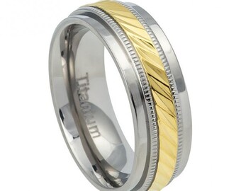 wire rope wedding rings