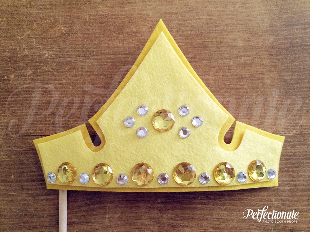 Felt Princess Crown Photo Booth Prop Princess Party