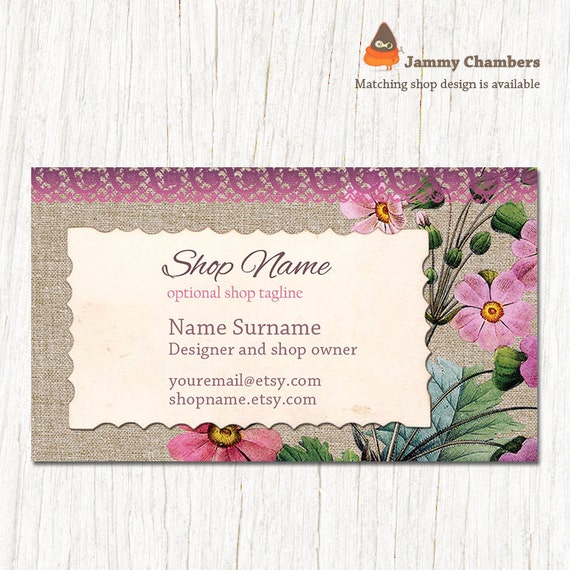 Custom Business Card Rustic Printable Custom Business Card Rustic Printable