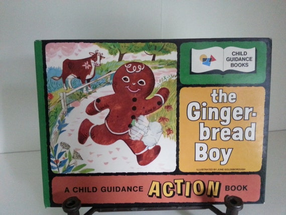 Vintage The Gingerbread Boy a child guidence action book