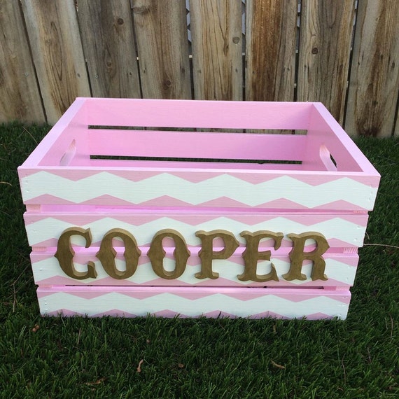 wooden toy box personalized