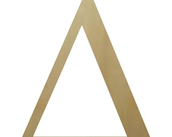 Wooden Greek Letter Delta Paintable