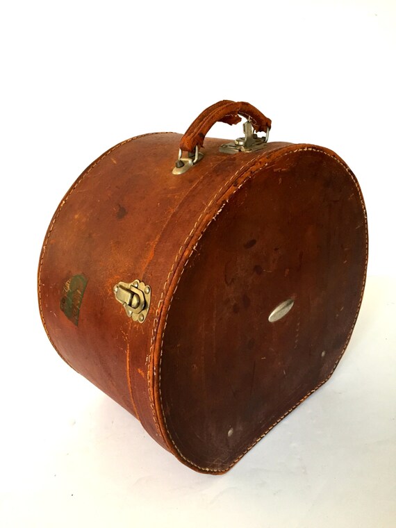 Vintage suitcase hat suitcase/box by vintagewall on Etsy