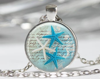 Starfish Necklace Ocean Starfish Jewelry Nautical Necklace