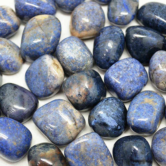 Dumortierite Tumbled Stones Polished Dumortierite Blue