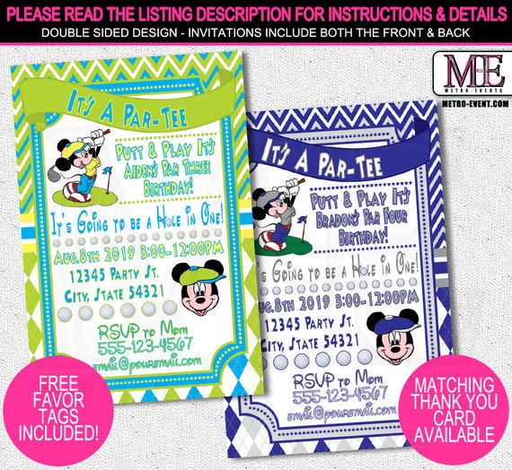 Mickey Mouse Birthday Invitations, Mickey Mouse Invitations, Birthday Invitation, Mickey Invitations, Mickey Birthday, Mickey Invitation Il_570xn
