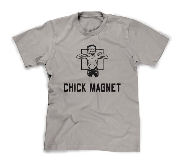 chick shirt funny mens shirt boys gift by FunhouseTshirts