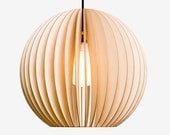 AION large wooden pendant light, light fixture, light fittings