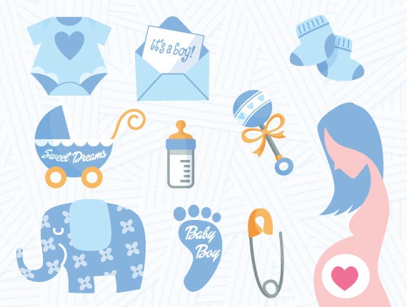 free clip art for baby boy shower - photo #50