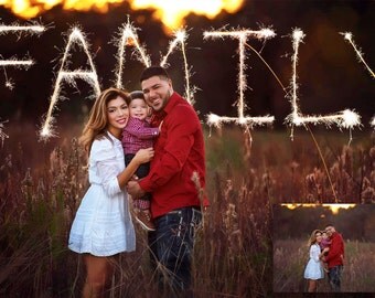 Sparkler & Say – Photoshop Overlay and Photoshop Action Collection for Photoshop and PSE - Sparkler Overlays - Sparkler Actions