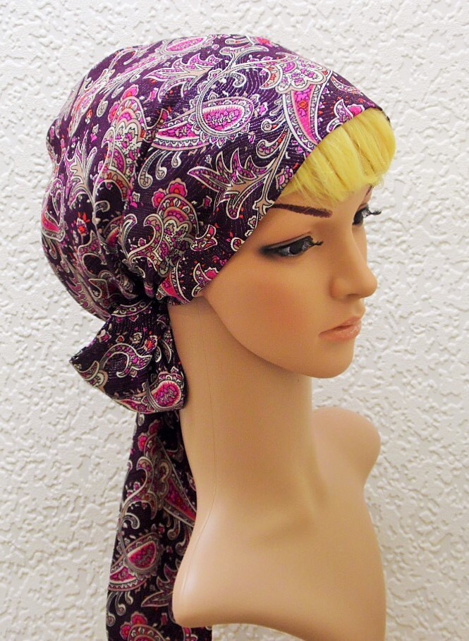 Women's head covering stylish hair wrap head snood