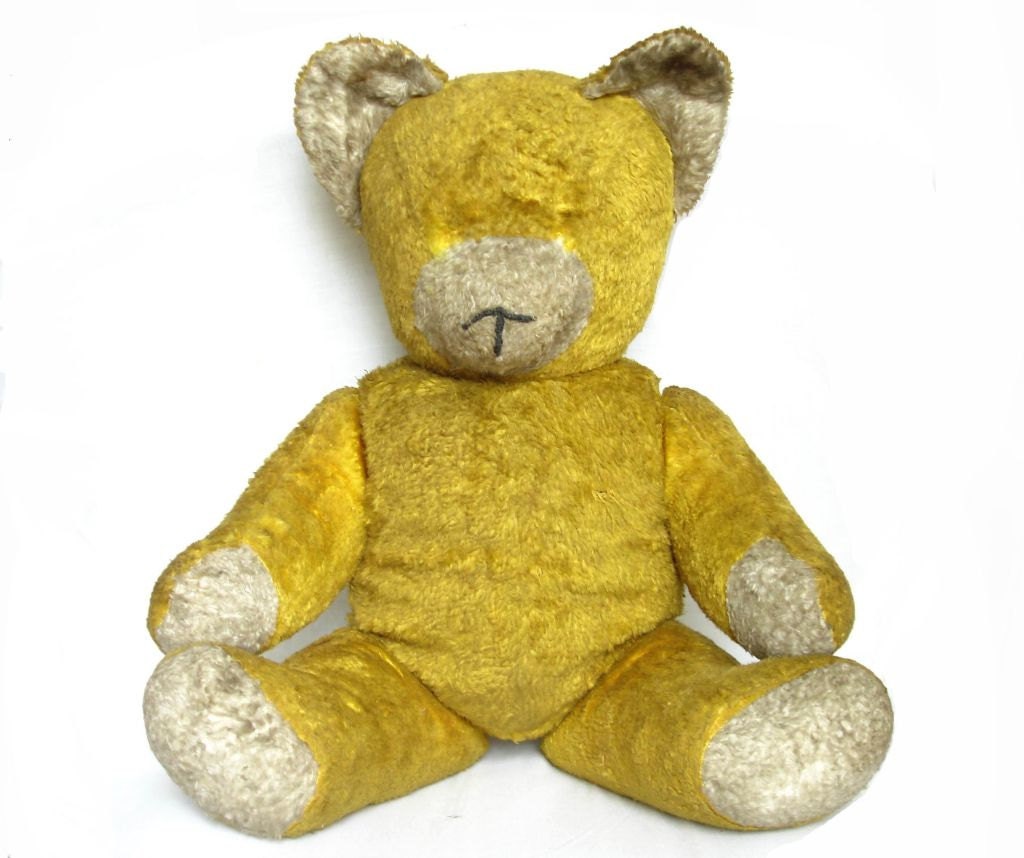 red yellow teddy bear