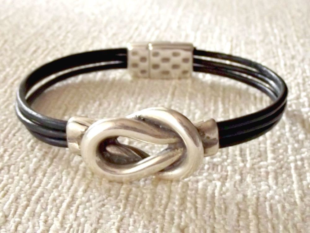 Sailor knot bracelet leather bracelet nautical bracelet by KUARTZ