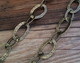 1m antique bronze Chain Oval chain